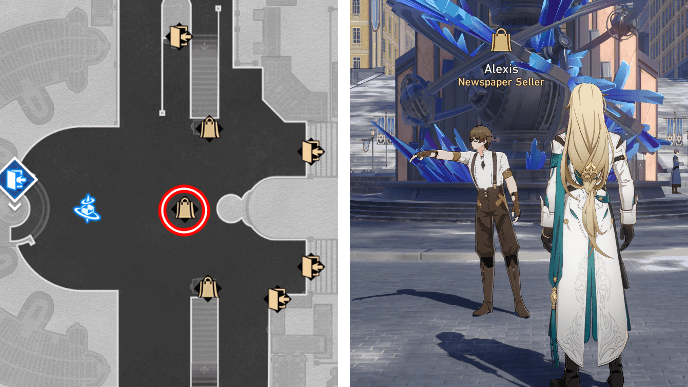 HSR - Newspaper Seller Location