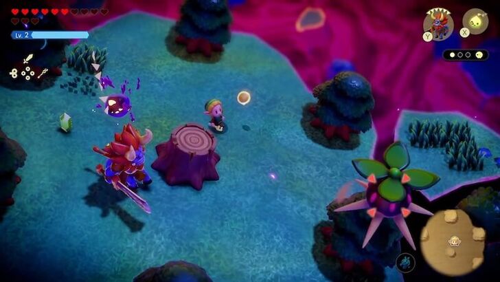 Stilled Southern Hyrule Field Grassy Islands