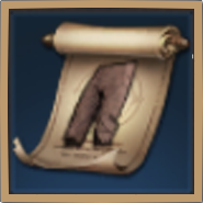 Rare Lithograph: Feathered Drakeskin Breeches