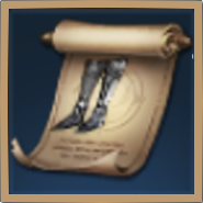 Rare Lithograph: Resolute Crusader Sabatons