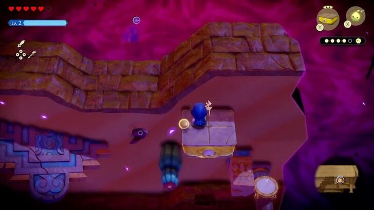 Stilled Desert Temple Ruins Climb Top