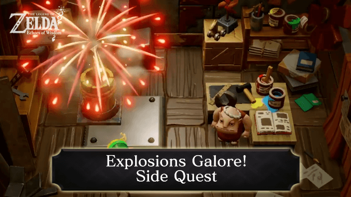 Zelda EoW - Explosions Galore Side Quest Walkthrough