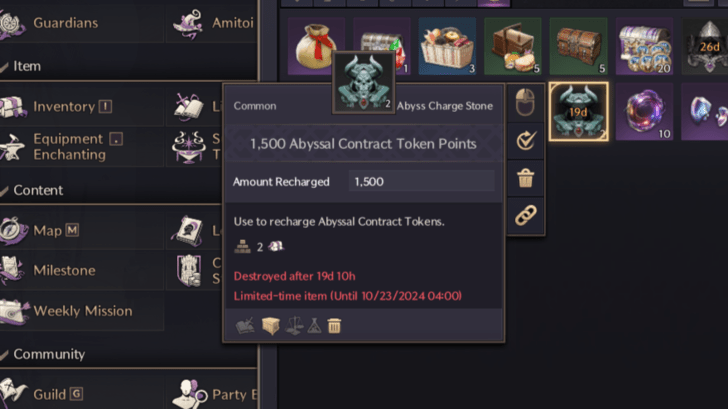 Abyssal Contract Token Points