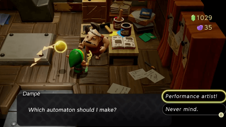 Talk to Dampe to Make the Performance Artist Automaton.png