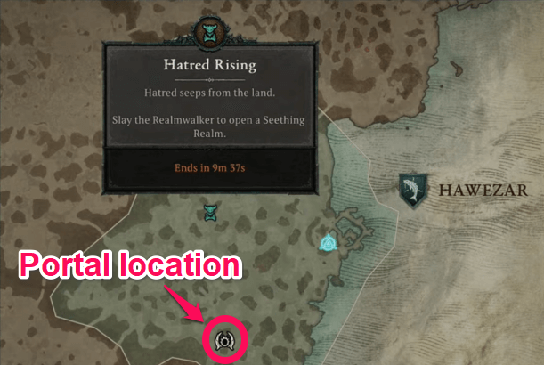 Hatred Rising Region Event