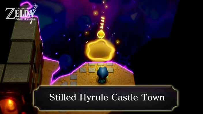 Zelda Echoes of Wisdom Stilled Hyrule Castle Town
