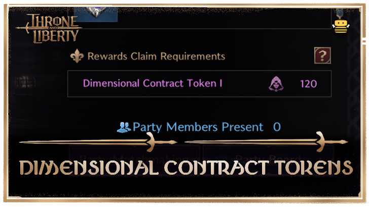 Throne and Liberty Dimension Contract Tokens