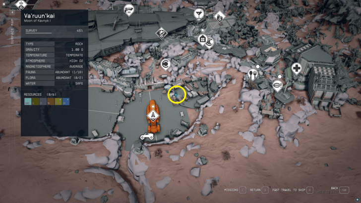 Starfield Twice Reformed Oharim Map View