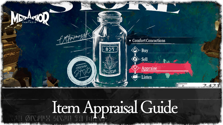 Metaphor ReFantazio Item Appraisal Guide
