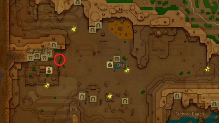 East of Gerudo Town