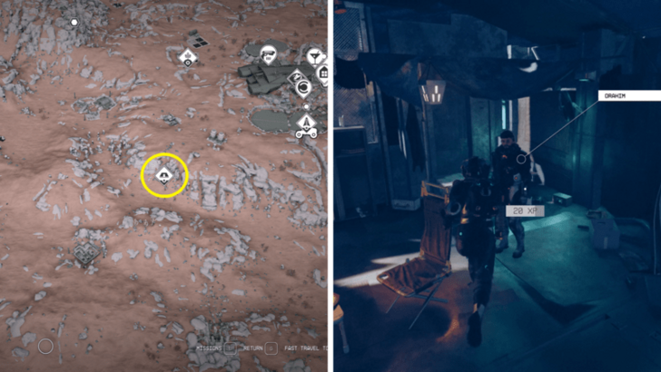 Starfield Twice Reformed Oharim Shack Map View