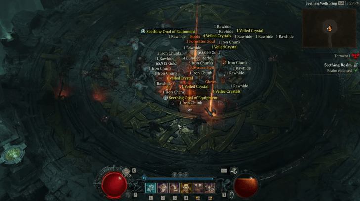 Seething Realm Rewards Veiled Crystals and Legendary Gear Drops