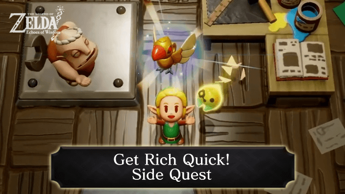 Zelda EoW - Get Rich Quick Side Quest Walkthrough