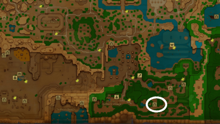 Zelda EoW - Ignizol Map Location