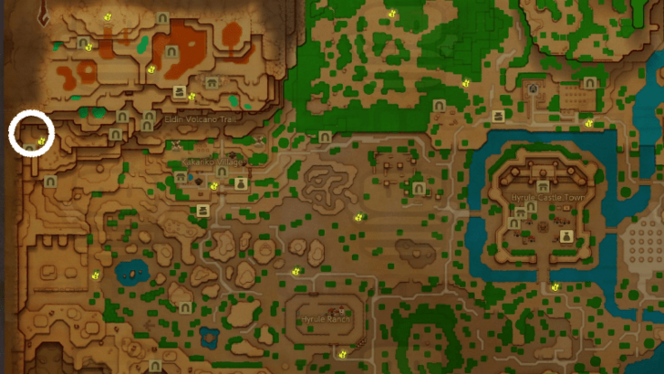 Lizalfos Map Location