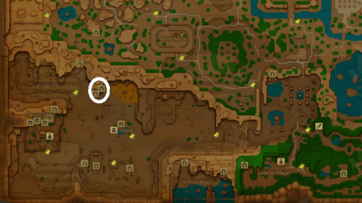 Beetle Mound Map Location