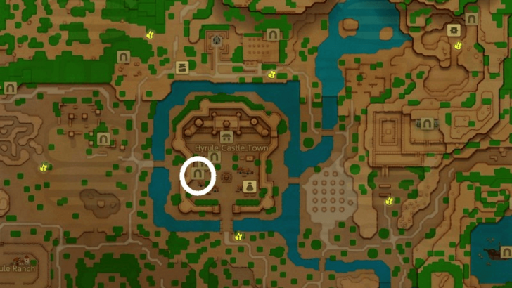 Zelda EoW - Ball-and-Chain Trooper Map Location