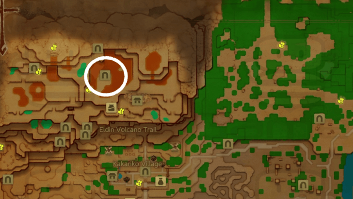 Lizalfos Lv. 2 Map Location