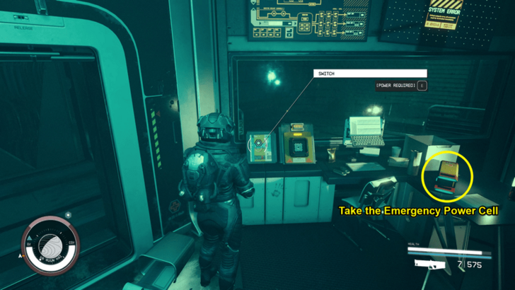 Starfield Sympathy for the Living Auxillary Power Switch