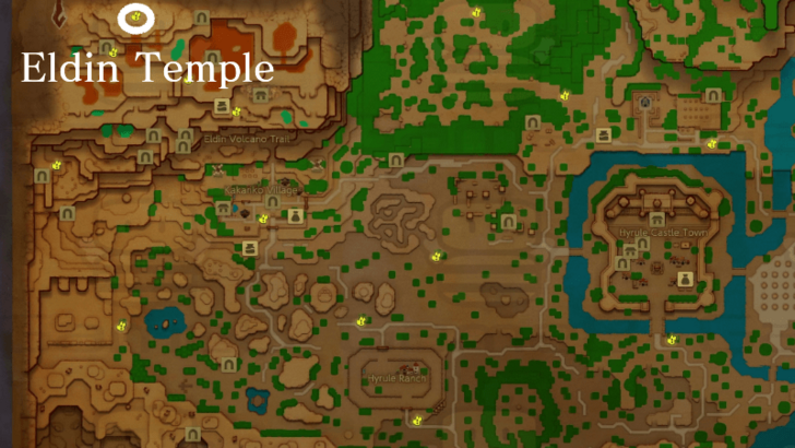 Zelda EoW - Fire Wizzrobe Map Location