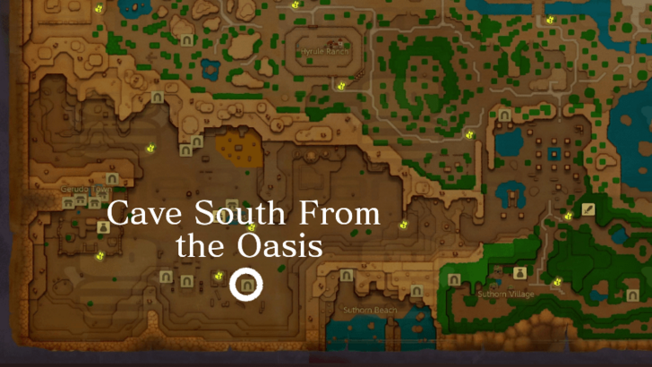 Zelda EoW - Tornando Map Location