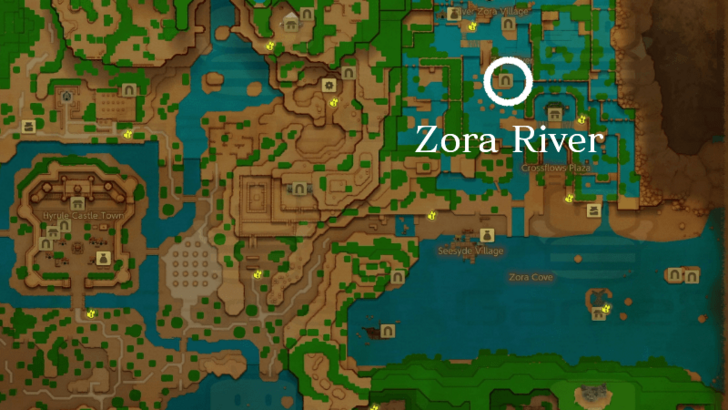 Zelda EoW - Bombfish Map Location