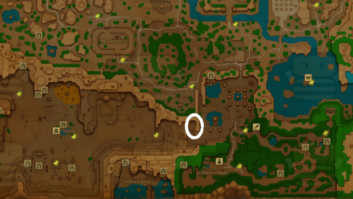 Zelda EoW - Crow Map Location