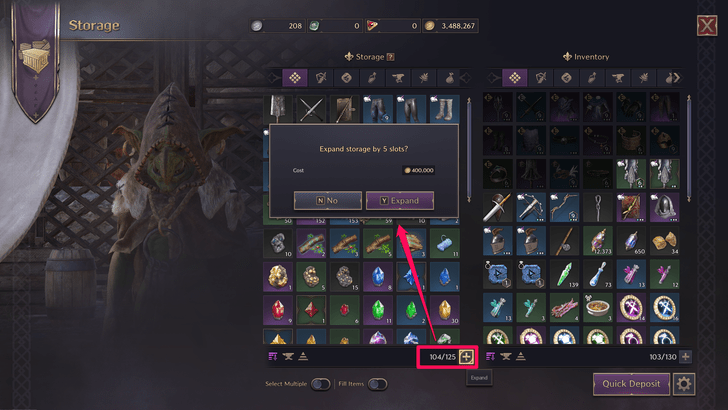 How to Expand Storage in Throne and Liberty