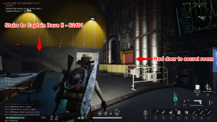 Once Human - Securement Silo Sigma Stairs or Secret Room