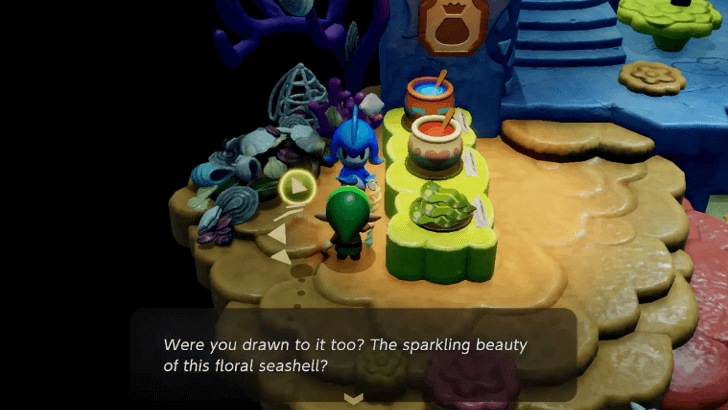 Talk to the Sea Zora Village Shopkeeper