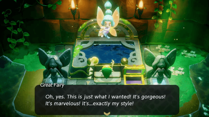 The Great Fairy Likes the Lovely Pendant