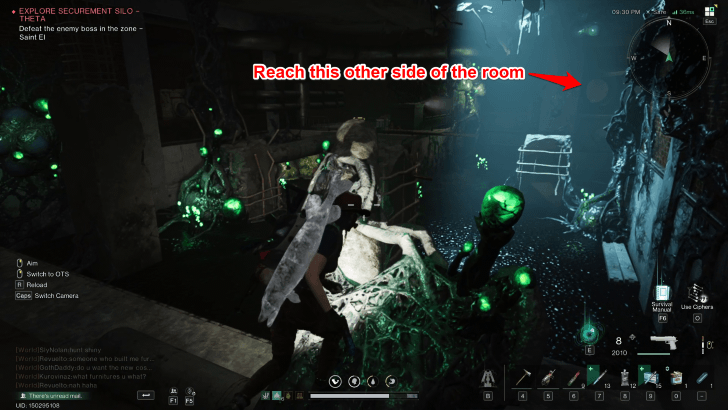 Once Human - Securement Silo Theta Tumor Filled Room