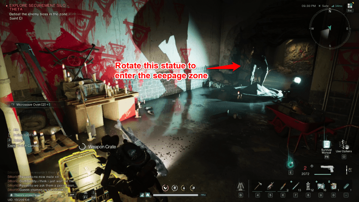 Once Human - Securement Silo Theta Weapon Crate and Statue