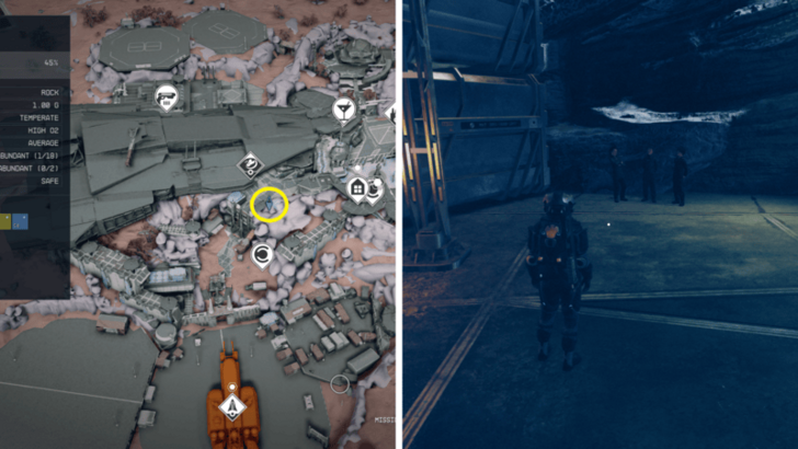 Starfield Unknown Key Hide and Seek Map View