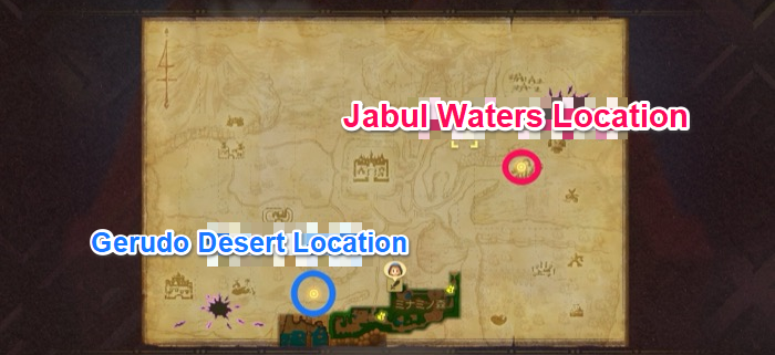 Head to Jabul Waters Step 1