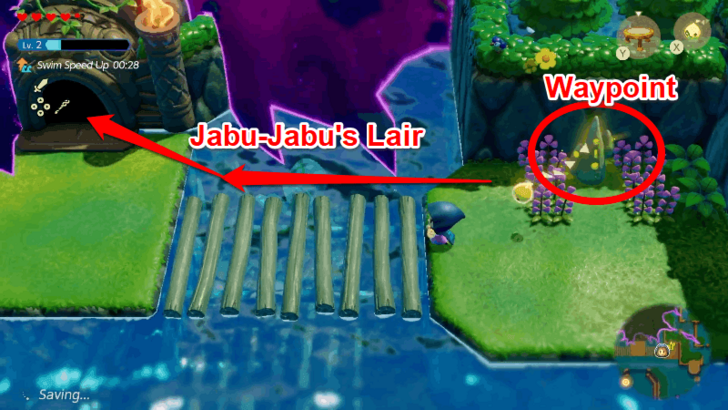 Head to Jabul Waters Step 9