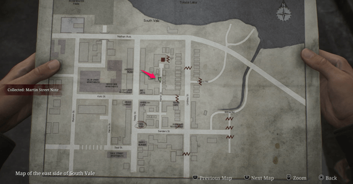 Martin Street Note map loc