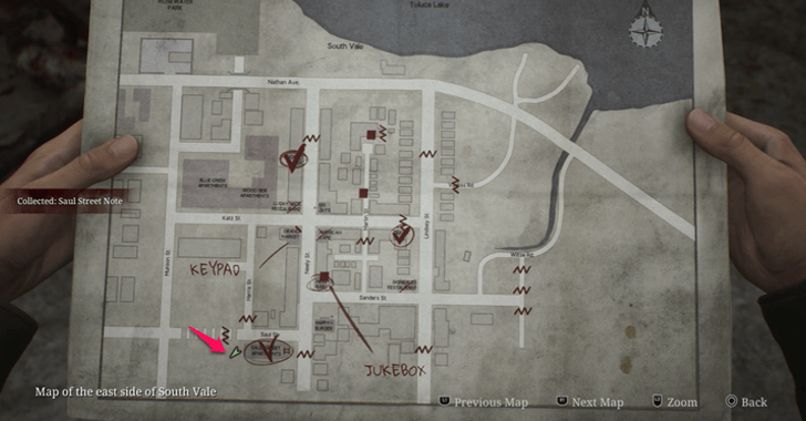 Saul Street Note (3) map loc