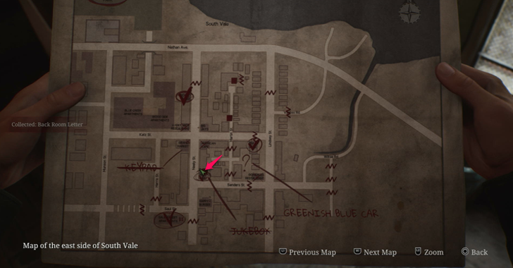 Back Room Letter map loc