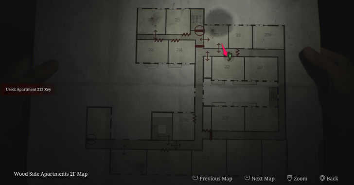 Silent Hill 2 Remake Apartment 212 Key Use