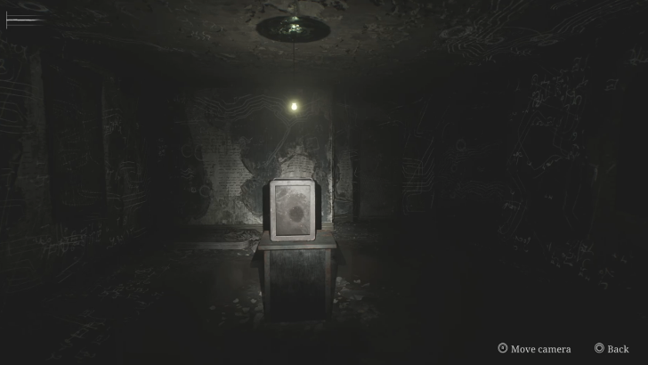 Safe Behind the Cabinet in Room 208