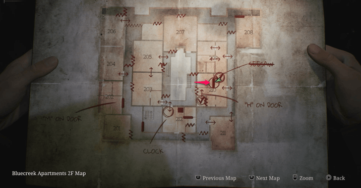 Silent Hill 2 Remake Winged Key Use