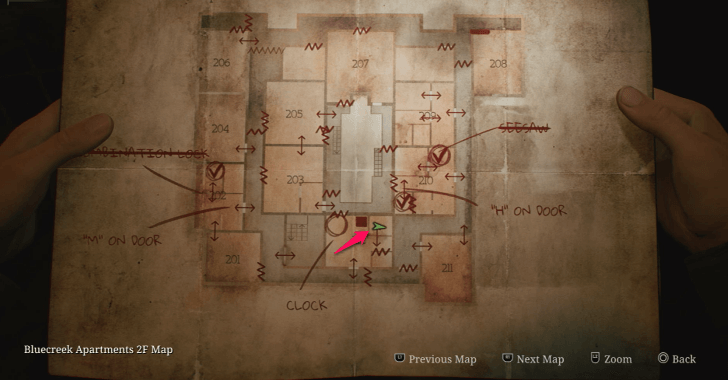 "How the time flies" map loc