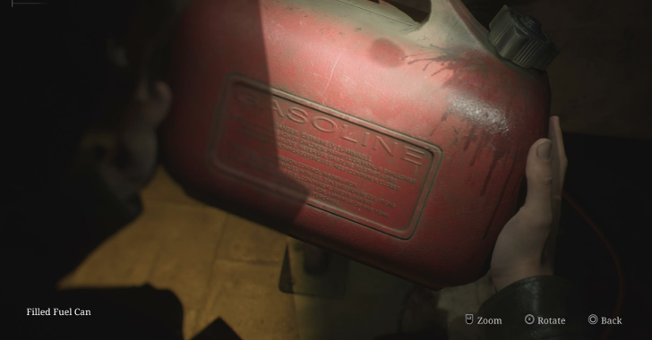 Silent Hill 2 Remake Empty Fuel Can Use