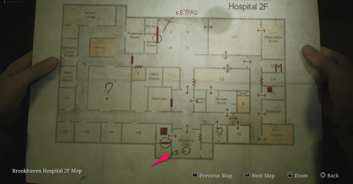 Evaluation Card, Patient #0090 map loc