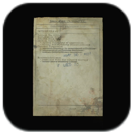 Evaluation Card, Patient #0050