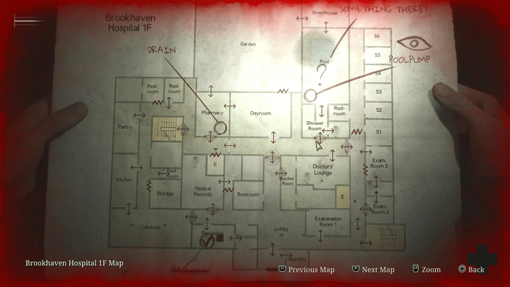 Brookhaven Hospital 1F Map