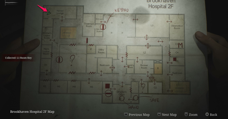L1 Room Key map loc