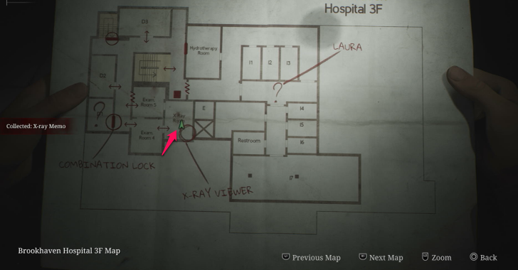 X-ray Memo map loc