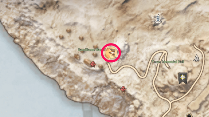 Throne and Liberty Parrot Mail Location, size